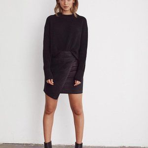 The Leatherette Skirt by VETTA Capsule